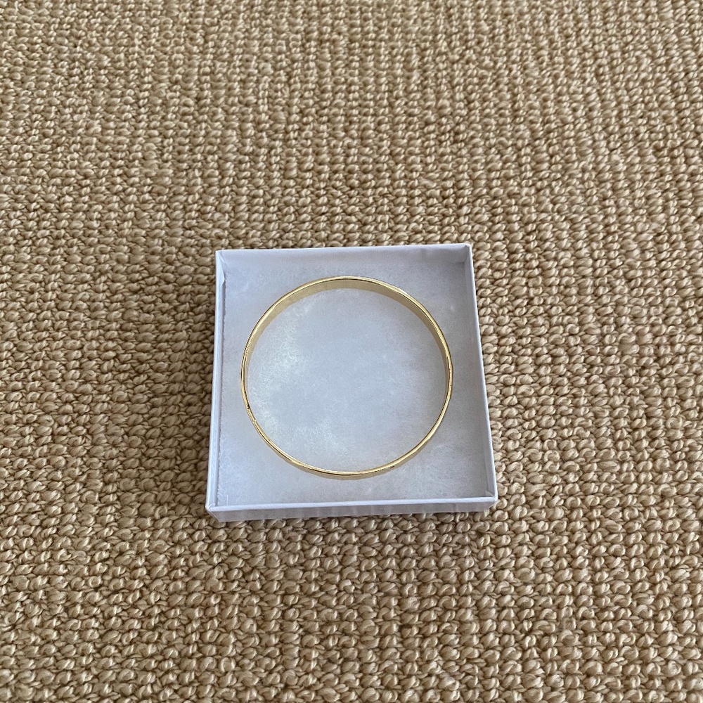 Park Lane Gold Tone Hammered Bracelet, New